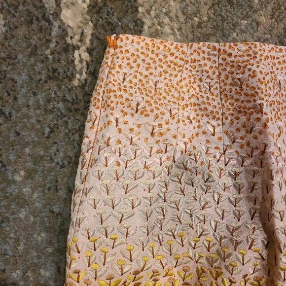 Anthropologie HD In Paris Embroidered Ombré Skirt - Picture 6 of 6